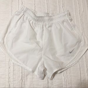 White Nike Tempo Shorts